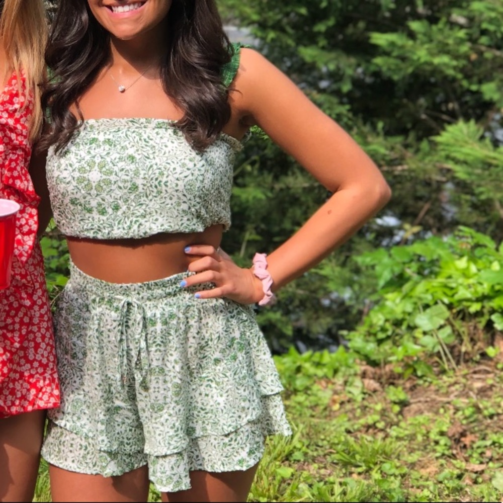 Crop Top and Short Set